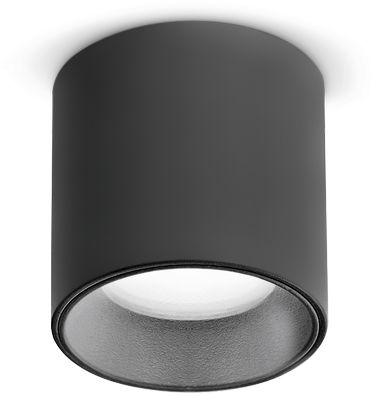 4W LED lubinis šviestuvas NITRO, juodas, 2700K, dimeriuojamas, 342795