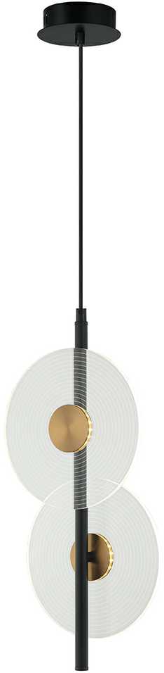 4W LED pakabinamas šviestuvas SUN, juodos/bronzos sp. korpusu, 3000K, 4280200