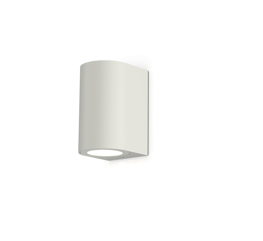 Sieninis šviestuvas 4W LED sieninis fasado šviestuvas NEXO, baltas, 2700/3000K, IP65, A2095070B
