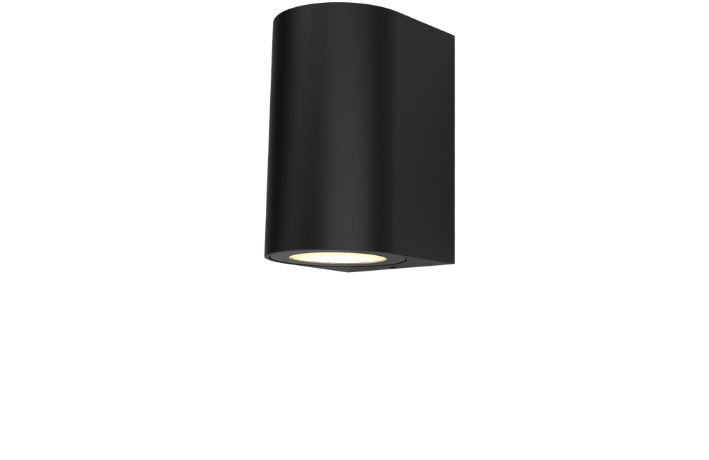 Sieninis šviestuvas 4W LED sieninis fasado šviestuvas NEXO, juodas, 2700/3000K, IP65, A2095070N
