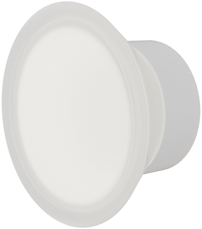 Sieninis šviestuvas 4W LED sieninis fasado šviestuvas YES, baltas, 2700K, IP65, A3993090B