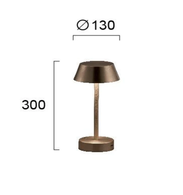 4W LED stalinis šviestuvas PRINCESS, violetinės sp., 3100K, dimeriuojamas, su baterija, 4243702