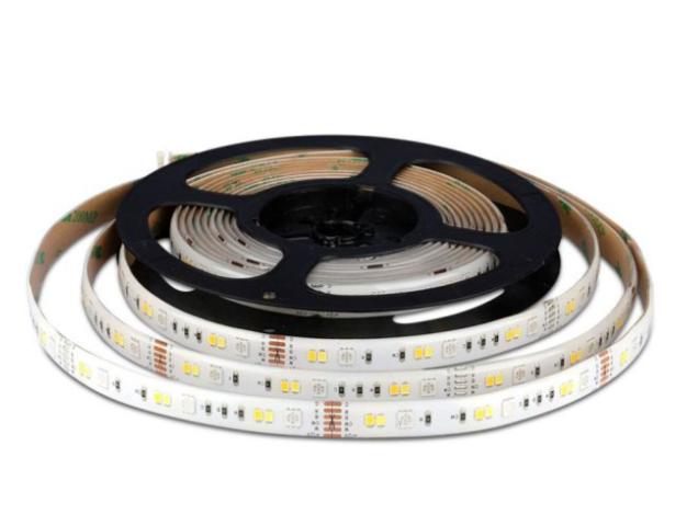 4W/m, 12V LED juosta V-TAC, RGB+3in1, IP65, suderinama su Amazon Alexa ir Google Home, 5m ilgio
