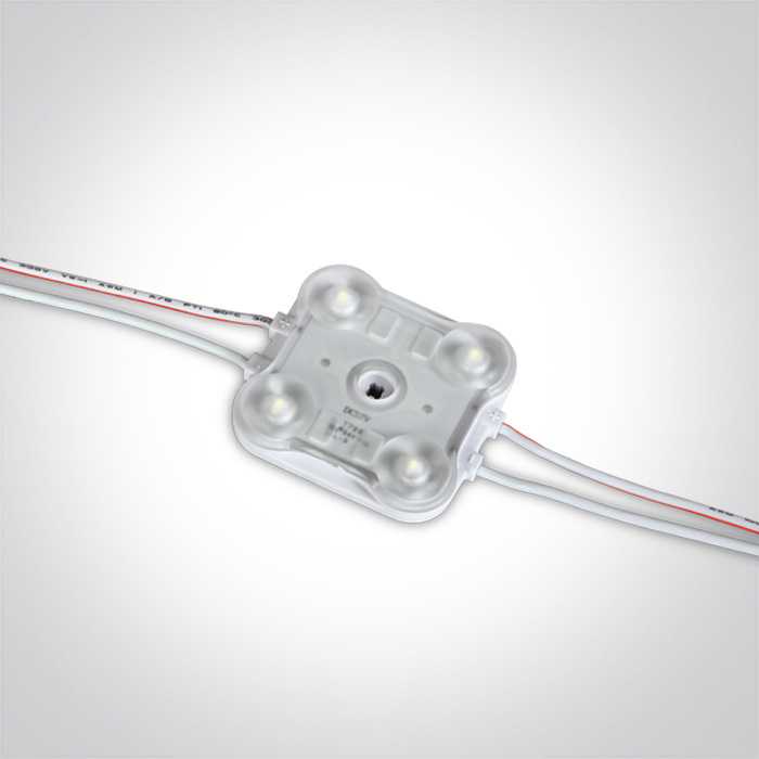 4x0,5W/10W/m LED modulis, IP65, tiekiamas 50 vnt. grandinėje, bendras ilgis 10m., 7840D/D