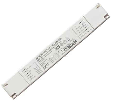 5 kanalų DMX valdiklis, skirtas vienos spalvos, CCT, RGB, RGBW, RGBTW LED moduliams, 6977078993838
