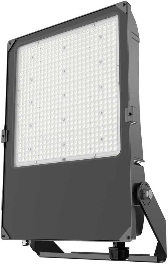 500W LED prožektorius US, juodas, 5000K, dimeriuojamas