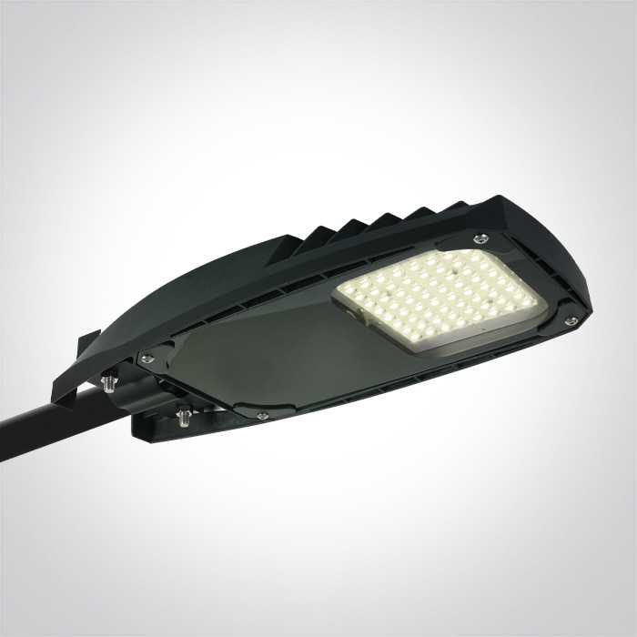 50W LED gatvės šviestuvas, juodas, 3000K, 70114/B/W