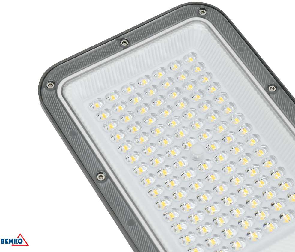 Kafler 50W LED gatvės šviestuvas LOPER 3, pilkas, 4000K, IP65