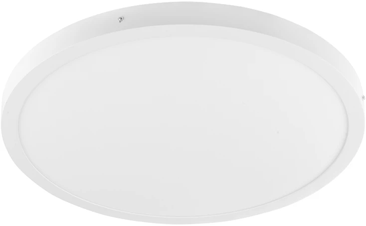 50W LED lubinis šviestuvas GLISSY ROUND, matinės baltos sp., 3000K