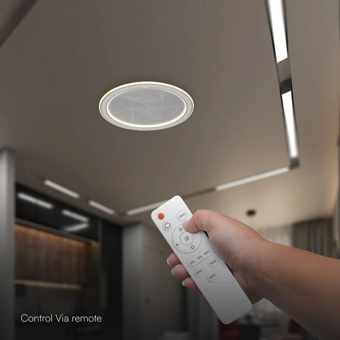 50W LED lubinis šviestuvas, pilkas, 3000-6500K, dimeriuojamas