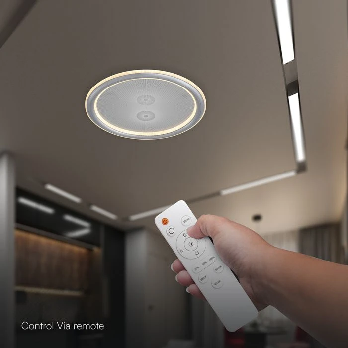 50W LED lubinis šviestuvas, pilkas, 3000-6500K, dimeriuojamas
