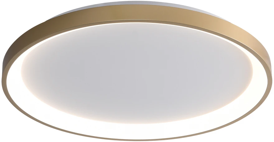 50W LED lubinis šviestuvas RADEN, aukso/baltos sp., 3000/4000/6000K