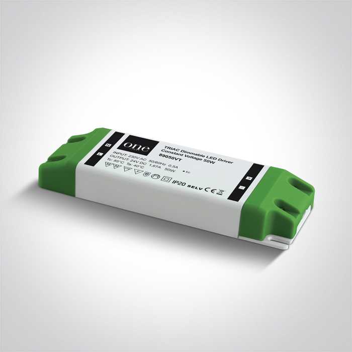 12-50W LED maitinimo šaltinis, dimeriuojamas, 24V, 89050VT