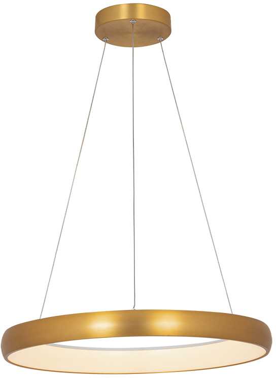 50W LED pakabinamas šviestuvas, aukso sp., 3000K, dimeriuojamas, 2054