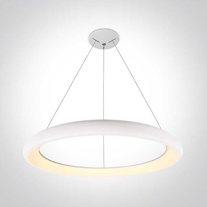 50W LED pakabinamas šviestuvas, baltas, 2700/3000/4000K, dimeriuojamas, 62144NB/W/V