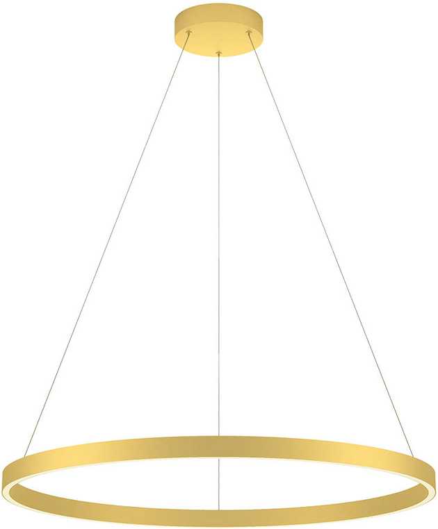 50W LED pakabinamas šviestuvas FEBE, matinės aukso sp., 3000K, dimeriuojamas, 01-2871