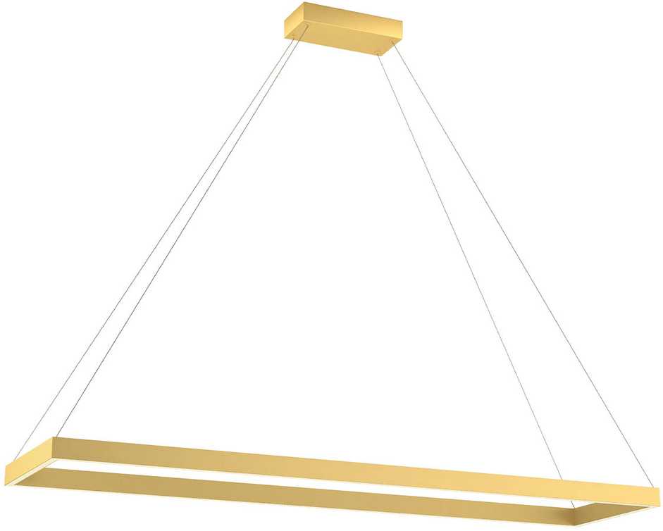 50W LED pakabinamas šviestuvas FEBE, matinės aukso sp., 3000K, dimeriuojamas, 01-2925