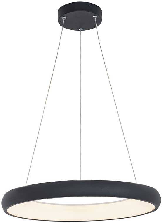 50W LED pakabinamas šviestuvas, juodas, 3000K, dimeriuojamas, 2052