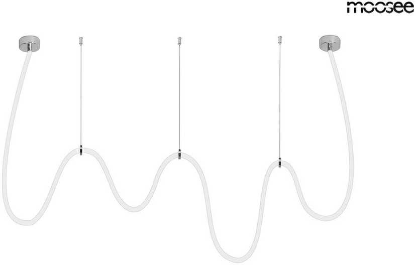 50W LED pakabinamas šviestuvas LASSO 500 SMART, sidabro sp., 3000/4000K