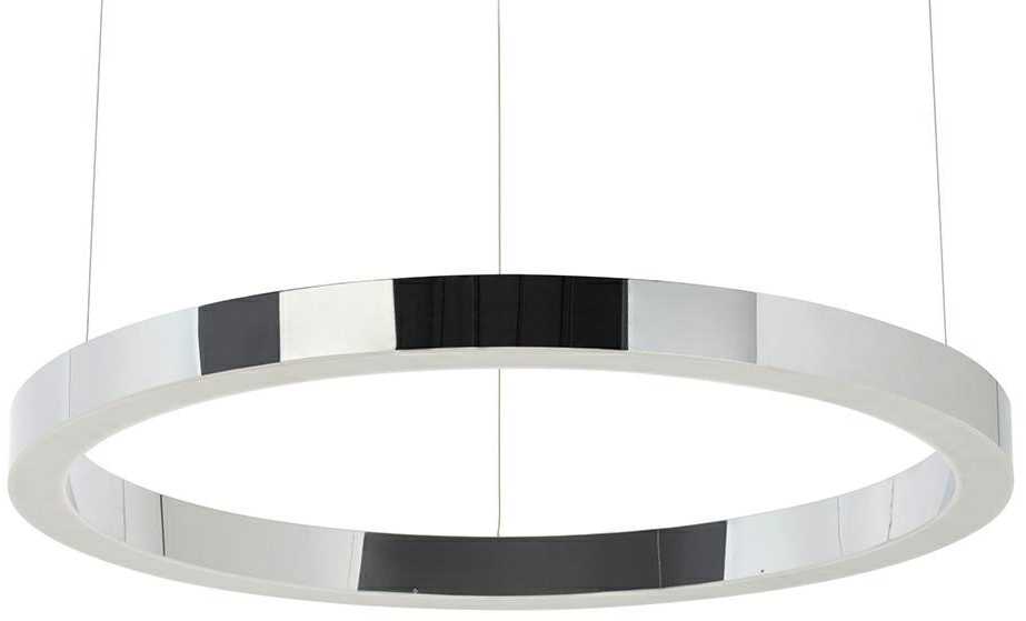50W LED pakabinamas šviestuvas RING 80, sidabro sp., 3000K
