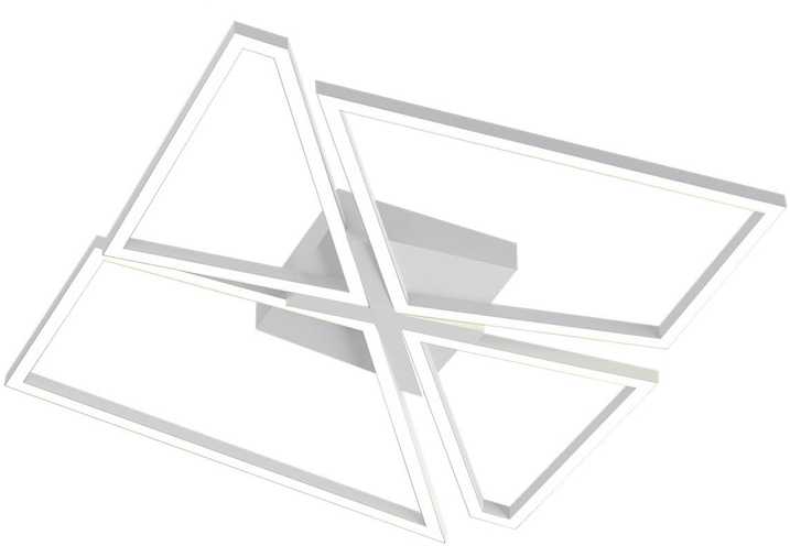 50W LED paviršinis lubinis šviestuvas SLASH, baltas, 3000/4000/6000K