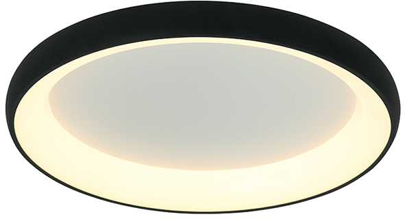 Lubinis šviestuvas 50W LED paviršinis šviestuvas, juodas, 3000K, 2048