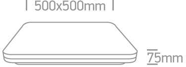 Lubinis šviestuvas 50W LED plafonas, juodas, 3000K, 62146A/B/W