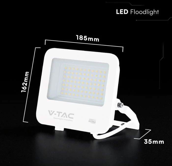 50W LED prožektorius, baltas, 6500K, CREE LED chip