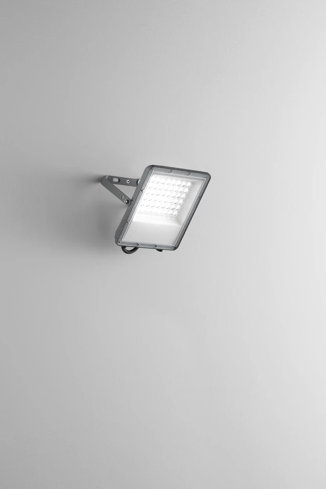 50W LED prožektorius ESUS, sidabro sp., CCT, IP65