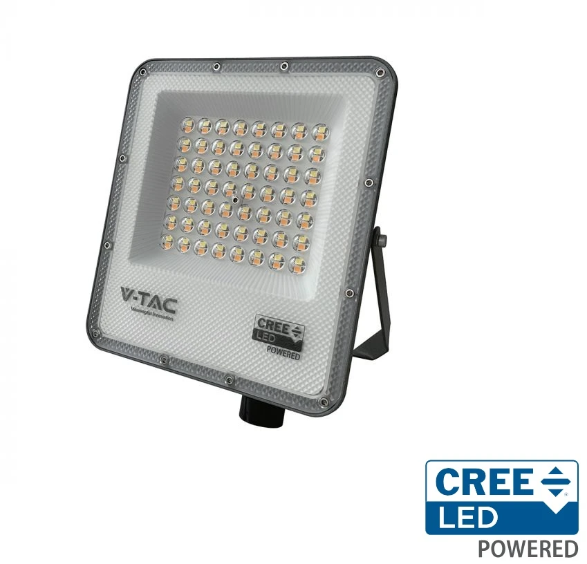 Auriq 50W LED prožektorius, juodas, 3000/4000/6500K, CREE LED chip
