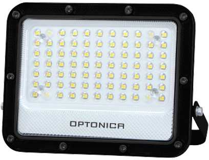 50W LED prožektorius, juodas, 3000K