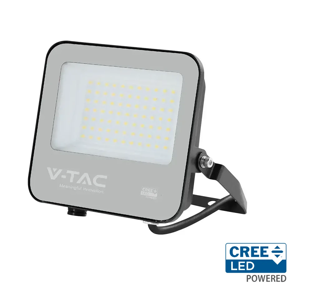 50W LED prožektorius, juodu korpusu, 6500K, CREE LED chip
