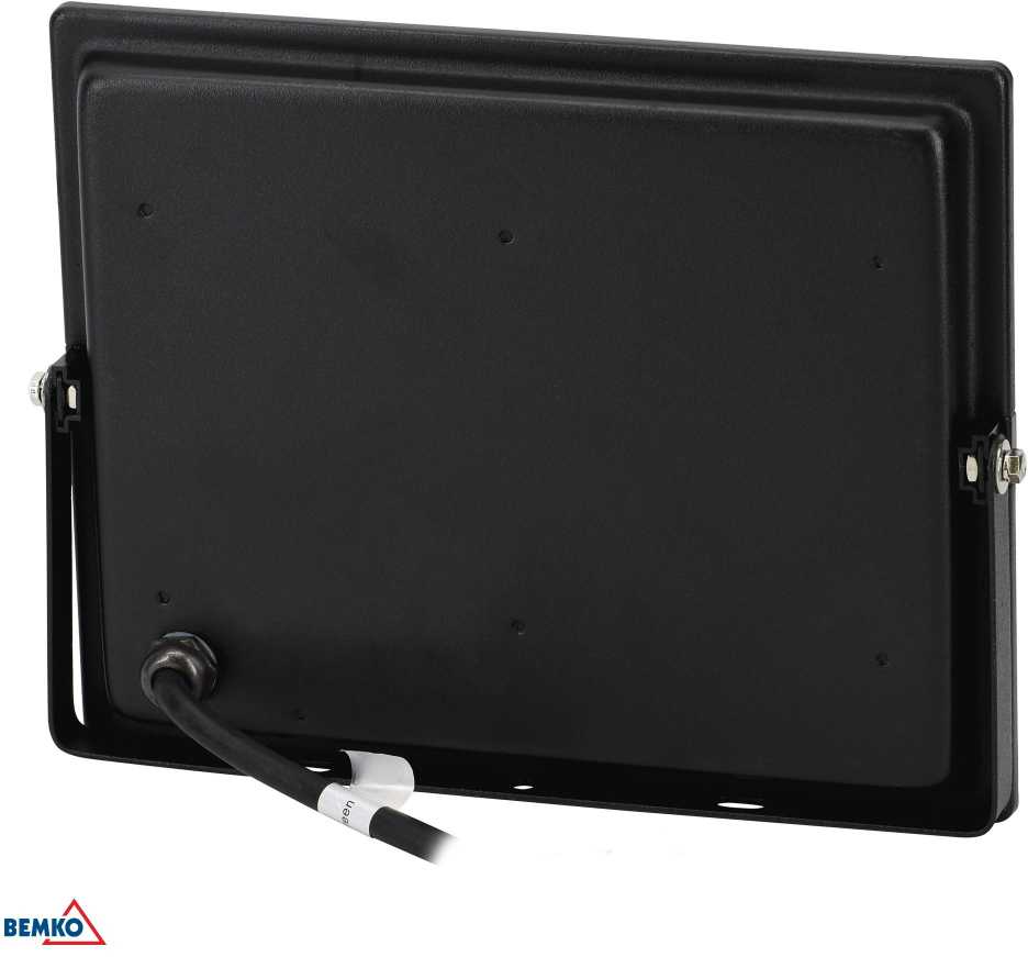 50W LED prožektorius KASTEL, juodas, 4000K, IP65, 120°