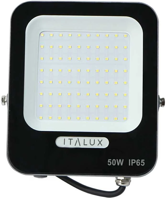 Pakabinamas šviestuvas 50W LED prožektorius KORTA, pilkas, 4000K