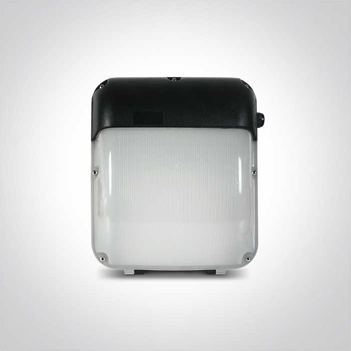 50W LED sieninis šviestuvas, juodas, 3000/4000/5000K, IP65, 7056A/V