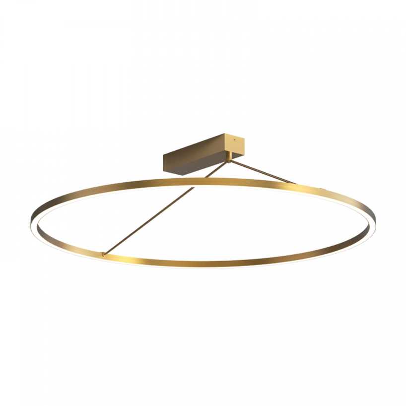 51W LED lubinis šviestuvas, žalvario sp., 3000K, dimeriuojamas, 78cm, 2566