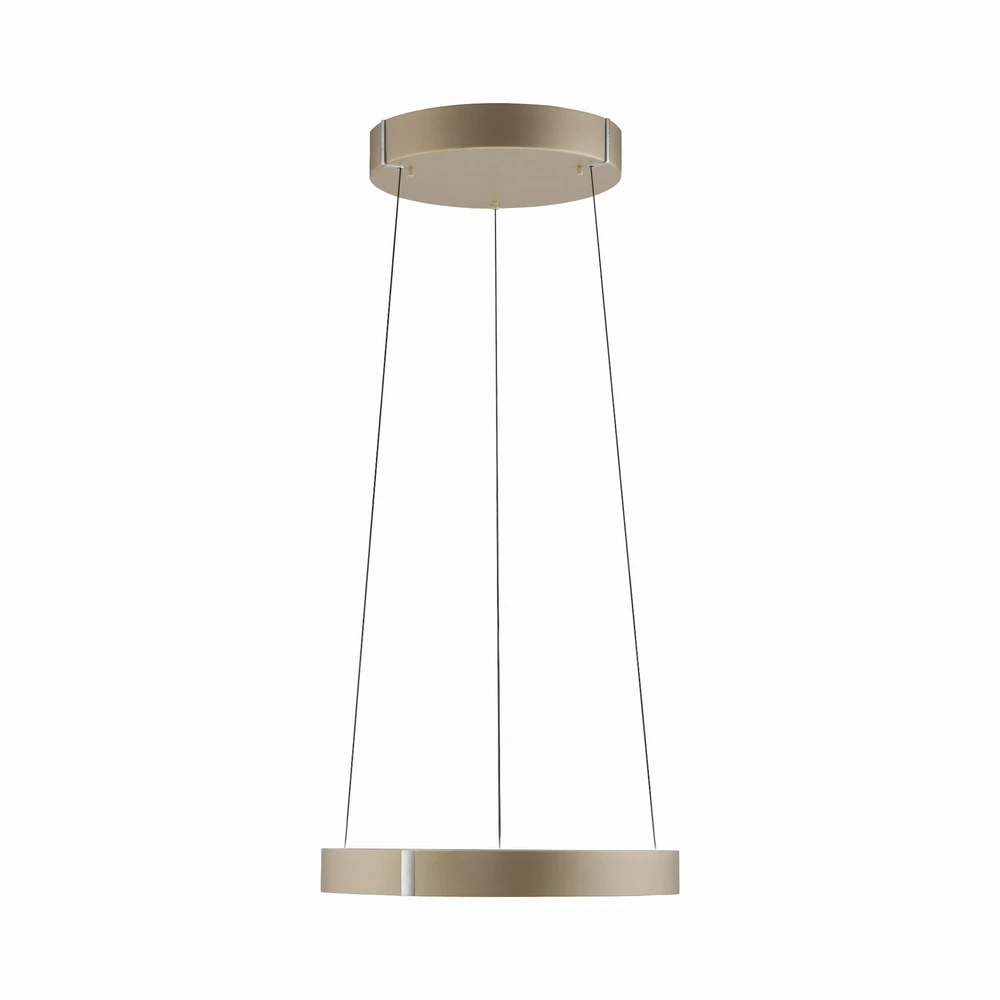 51W LED pakabinamas šviestuvas E-CLIPSE, bronzos sp., 2700-5000K, dimeriuojamas, 50cm, reguliuojamo aukščio