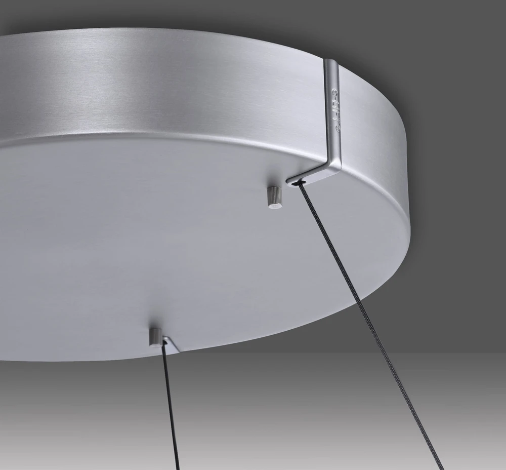 51W LED pakabinamas šviestuvas E-CLIPSE, aliuminio sp., 2700-5000K, dimeriuojamas, 50cm, reguliuojamo aukščio