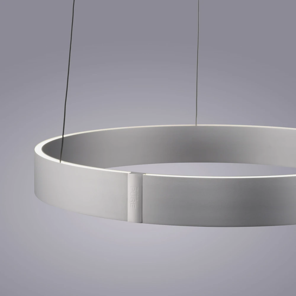 51W LED pakabinamas šviestuvas E-CLIPSE, aliuminio sp., 2700-5000K, dimeriuojamas, 50cm, reguliuojamo aukščio
