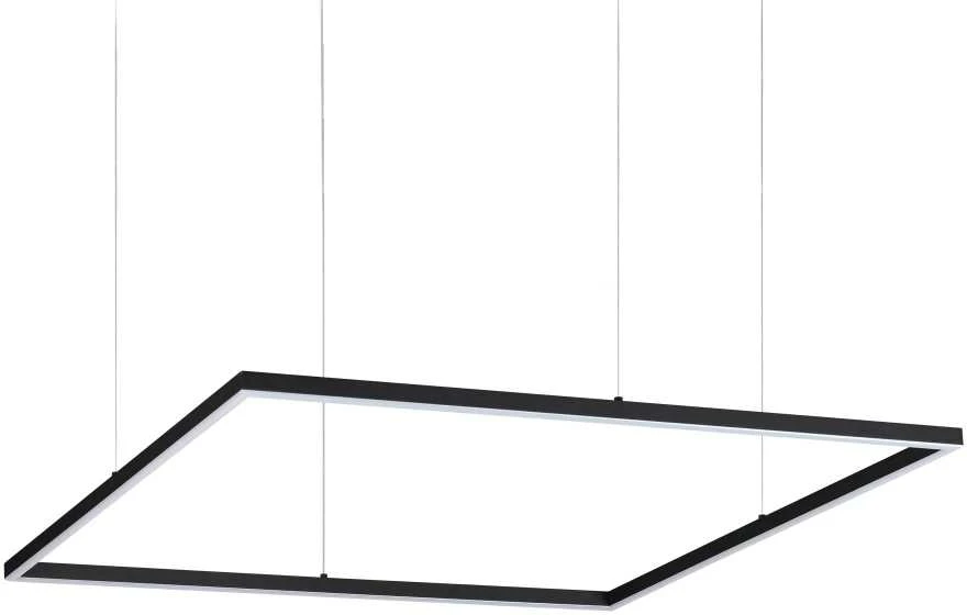Ideal Lux Pakabinamas šviestuvas Oracle Slim D90 Square Bk 3000K