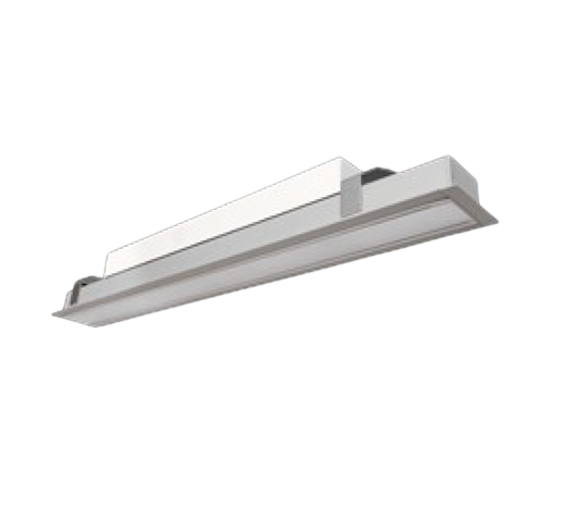 52W LED linijinis įleidžiamas šviestuvas X-LINE SLIM, baltas, 4000K, IP40