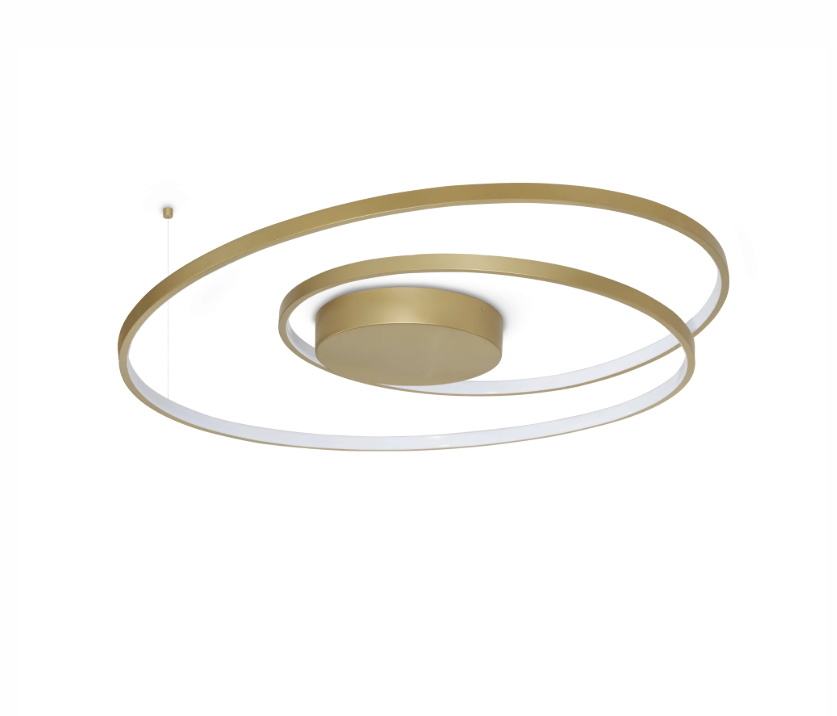 52W LED lubinis šviestuvas OZ, žalvario sp., 3000K, 80cm, 365060