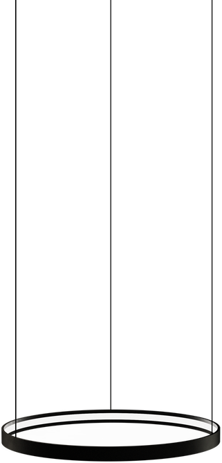 52W LED pakabinamas šviestuvas - modulis LOOP, juodas, 2700/3000K, C3997070N