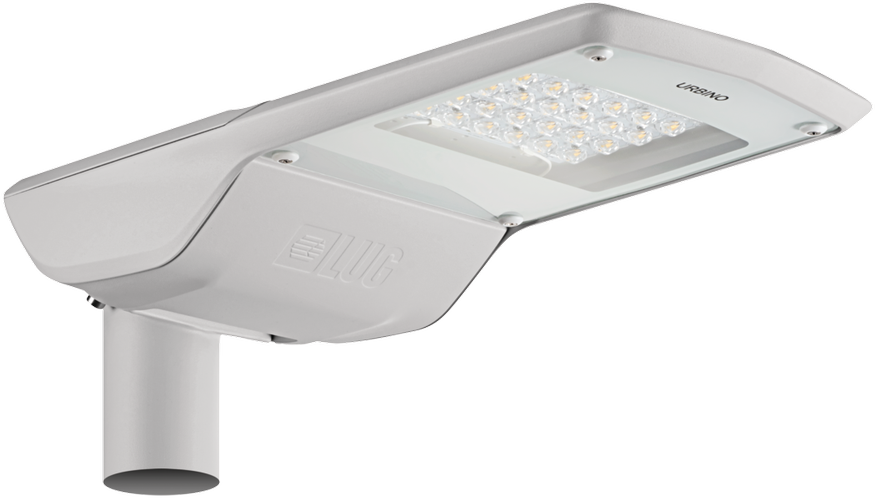 53W gatvės šviestuvas URBINO LED, pilkas, 4000K, IP66, O4