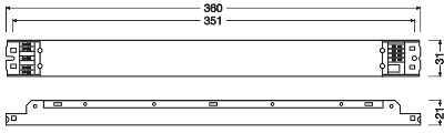 Ledvance 54W LED maitinimo šaltinis, DALI, 350…600 mA