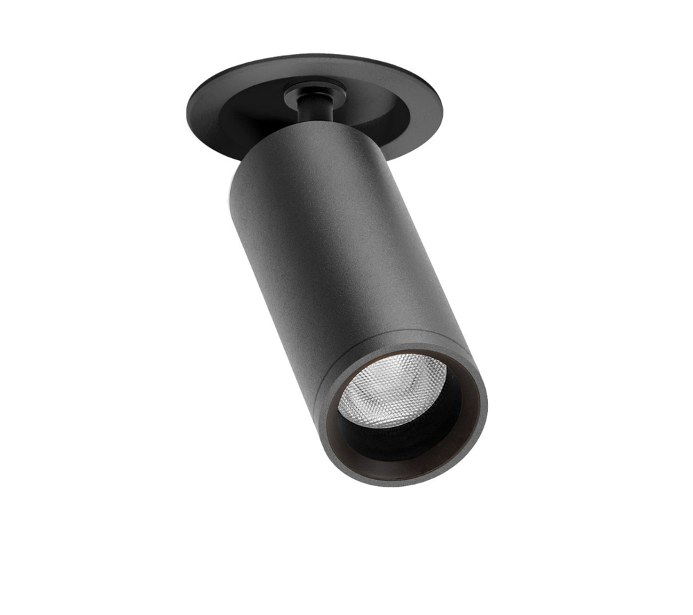 5,5W LED įleidžiamas šviestuvas FIT 35, juodas, 2700K, DALI