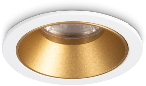 5,5W LED įleidžiamas šviestuvas GAME, baltos/aukso sp., 3000K, 349084