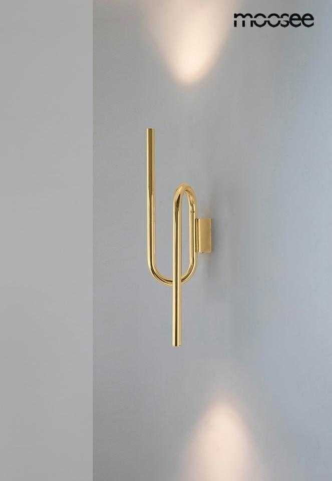 5,5W LED sieninis šviestuvas MACAROON, aukso sp., 3000K