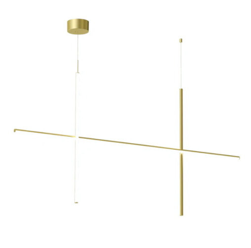 55W pakabinamas šviestuvas FLOS Coordinates Suspension 2, 2700K, šampano spalvos