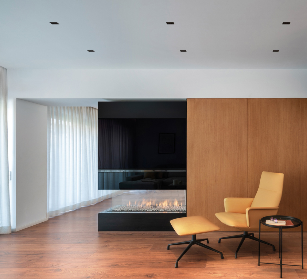 5,6W LED įleidžiamas šviestuvas Juodas FOSTER MICRO, juodas, 3000K